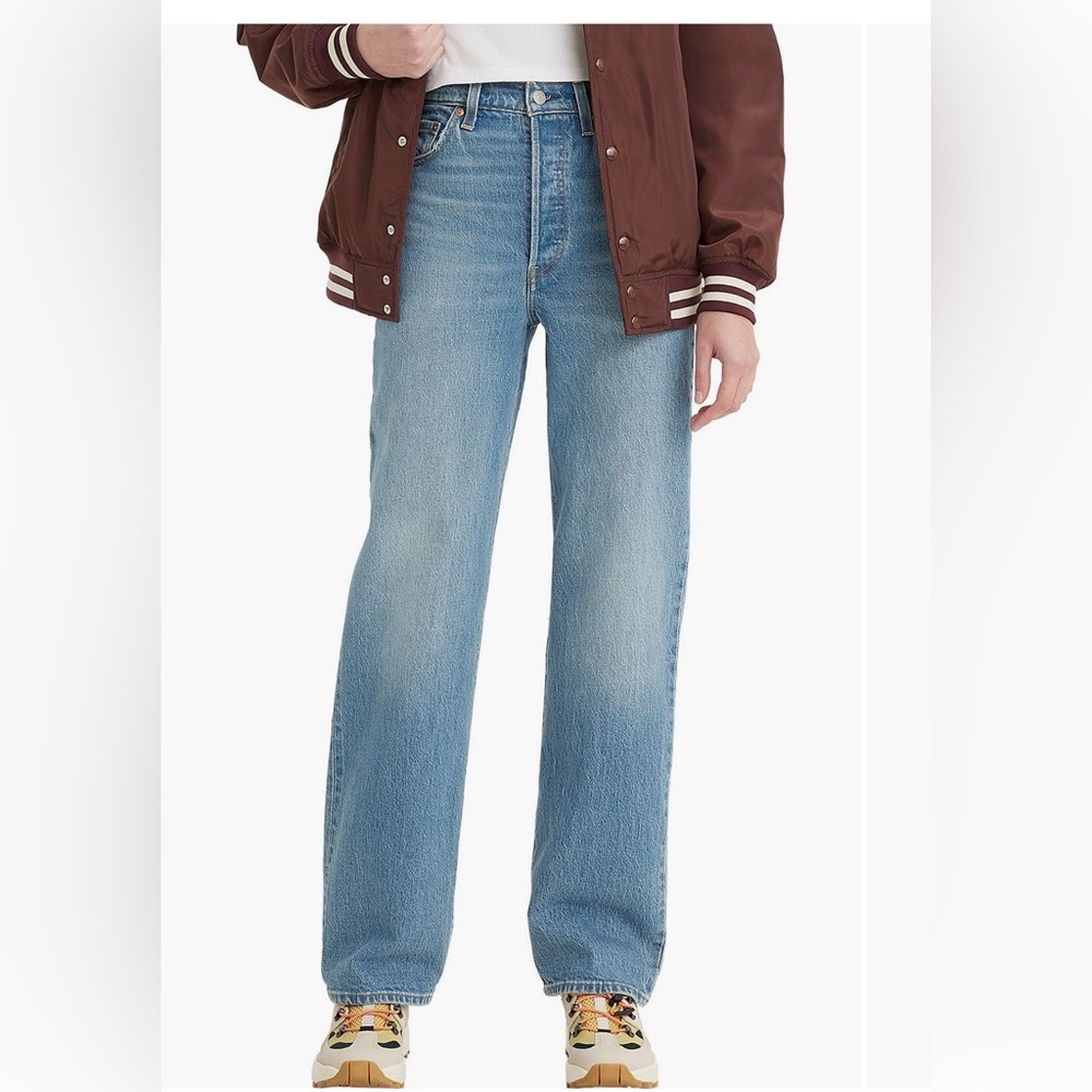 Levi's Full Length Straight Leg Jeans - Picture 3 of 6